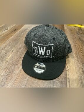 NWO New World Order WWE Wrestling 9FIFTY New Era Snapback Cap Hat | Heather New